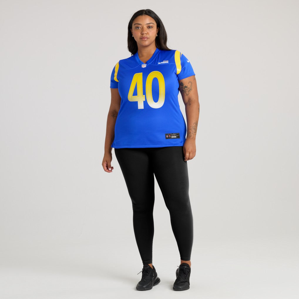 Jesse Luketa  Women's Team Game Jersey - Los Angeles Rams