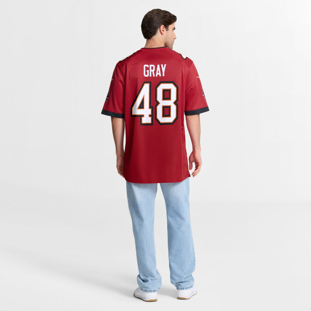 JT Gray  Team Game Jersey - Tampa Bay Buccaneers