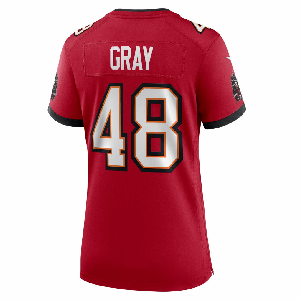 JT Gray  Women's Team Game Jersey - Tampa Bay Buccaneers