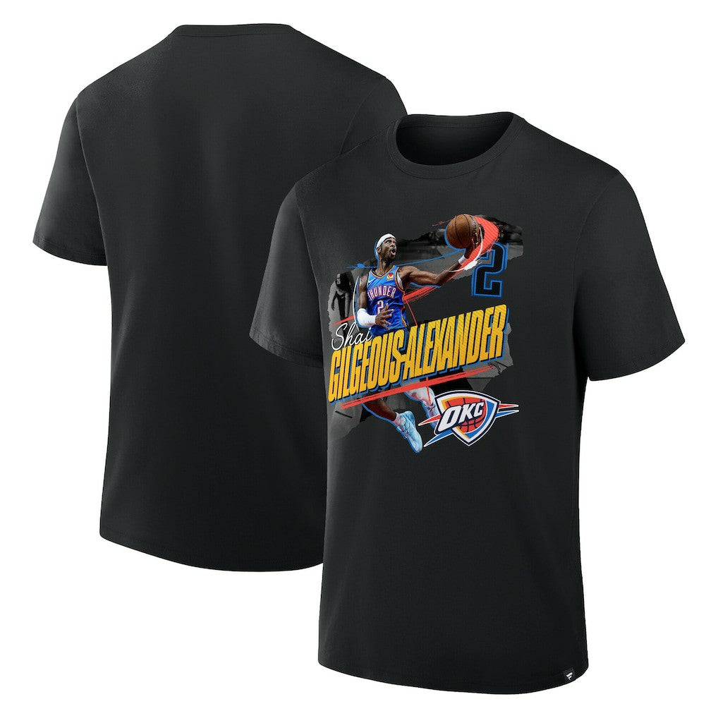 NBA Shai Gilgeous-Alexander Oklahoma City Thunder Start of Season T-Shirt