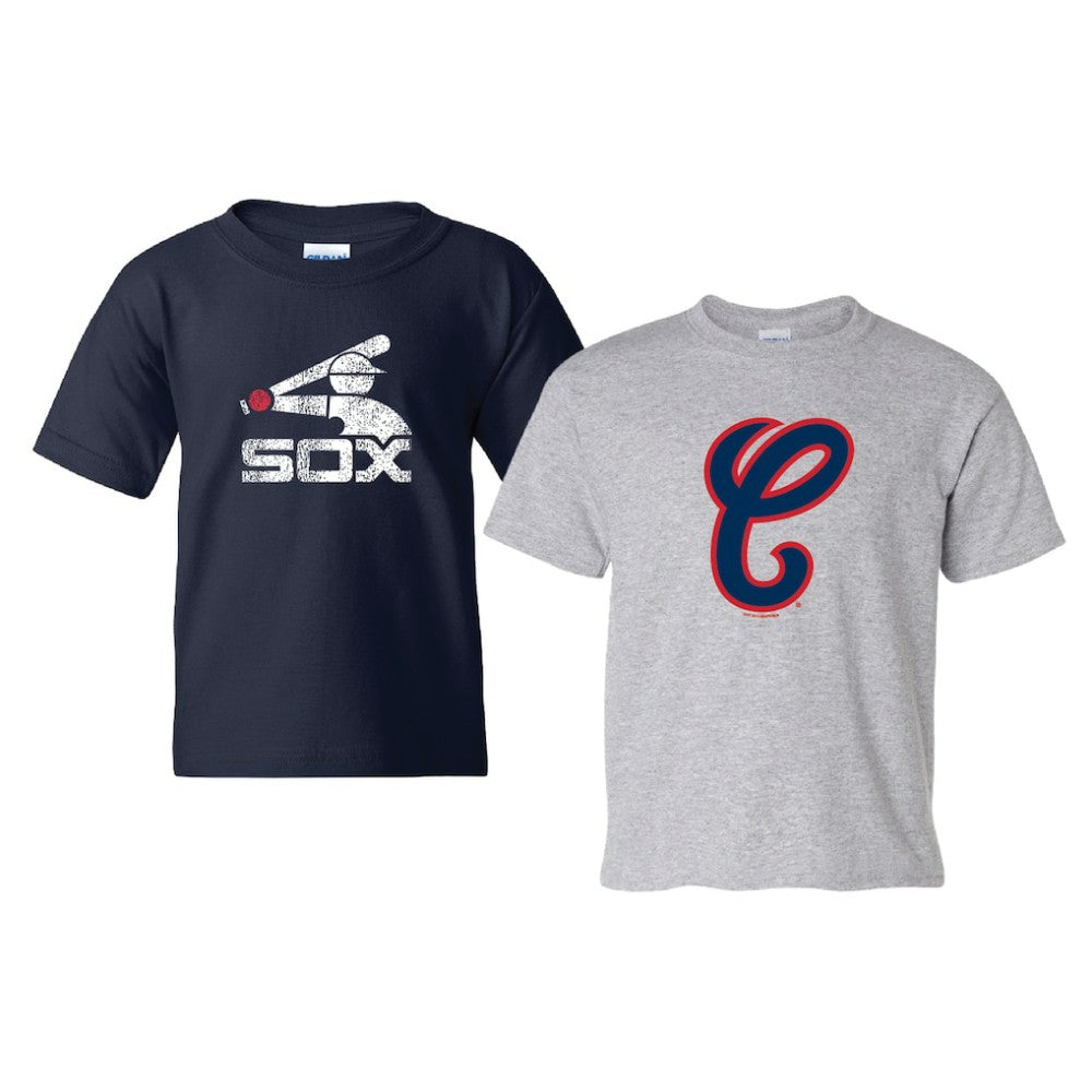 MLB Chicago White Sox Soft as a Grape Youth  Cooperstown 2-Pack T-Shirt Set