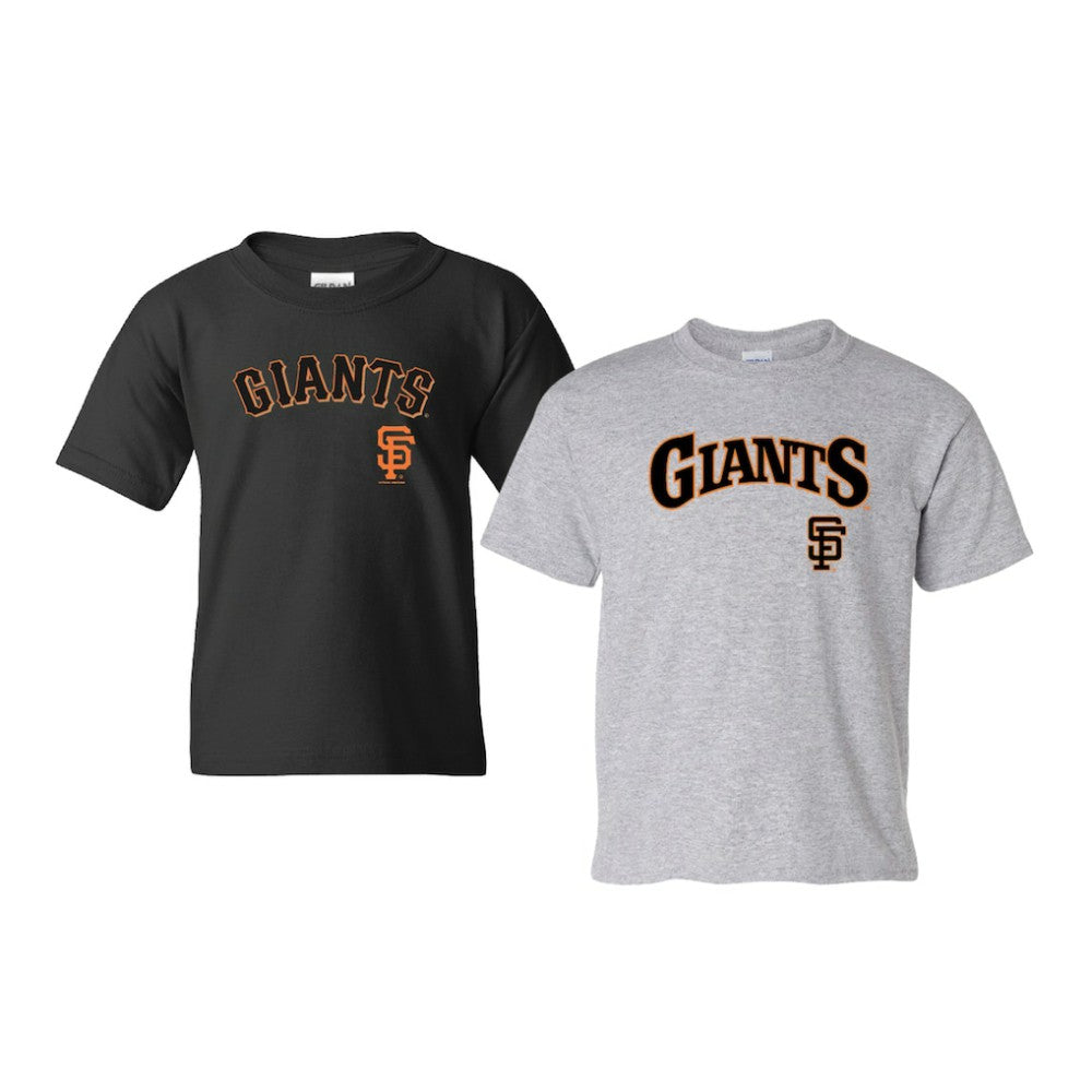 MLB San Francisco Giants Soft as a Grape Youth 2-Pack Logo T-Shirt Set