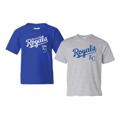 MLB Kansas City Royals Soft as a Grape Youth 2-Pack Logo T-Shirt Set