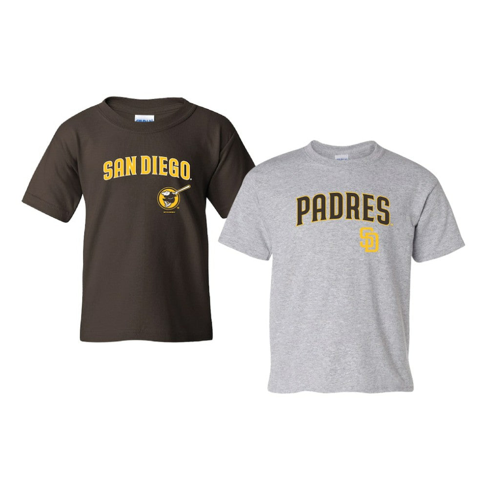 MLB San Diego Padres Soft as a Grape Youth 2-Pack Logo T-Shirt Set