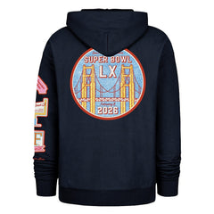 Stoney Clover Lane x '47 Women's Super Bowl LX Patches Foundation Hoodie - New England Patriots