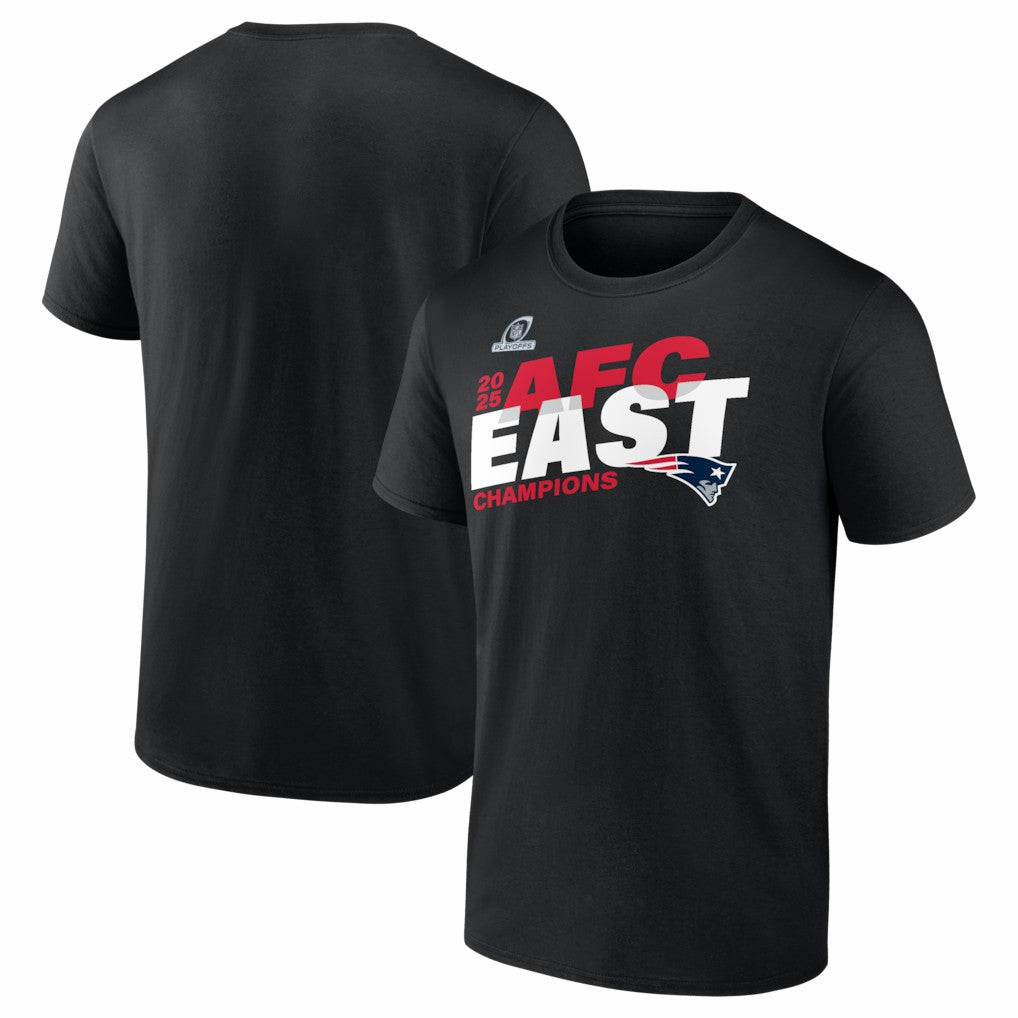 2025 AFC East Division Champions Big & Tall Conquer T-Shirt - New England Patriots
