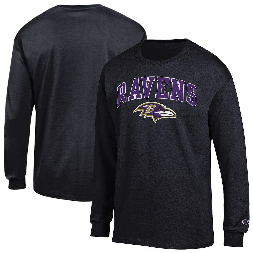 Arch Over Logo Long Sleeve T-Shirt - Baltimore Ravens