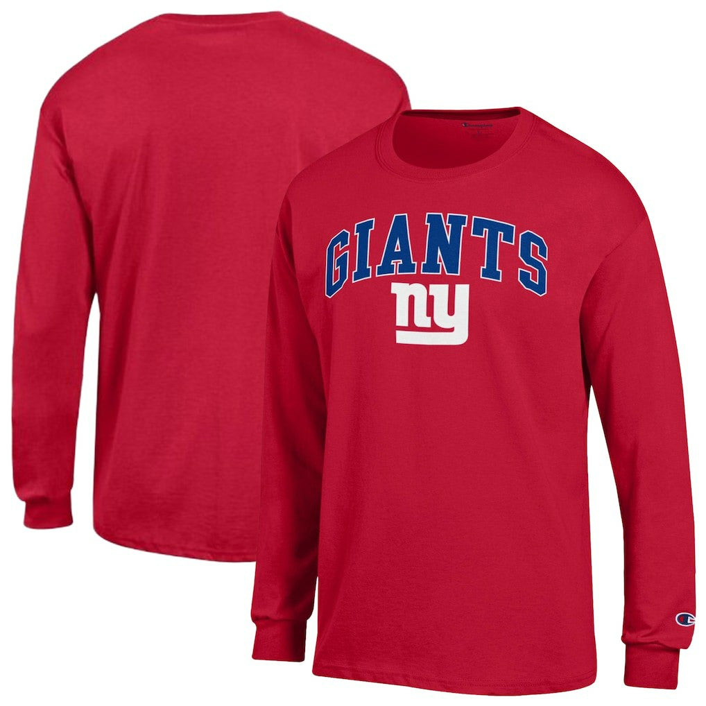 Arch Over Logo Long Sleeve T-Shirt - New York Giants
