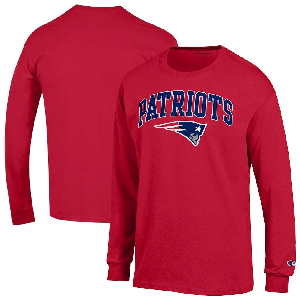 Arch Over Logo Long Sleeve T-Shirt - New England Patriots