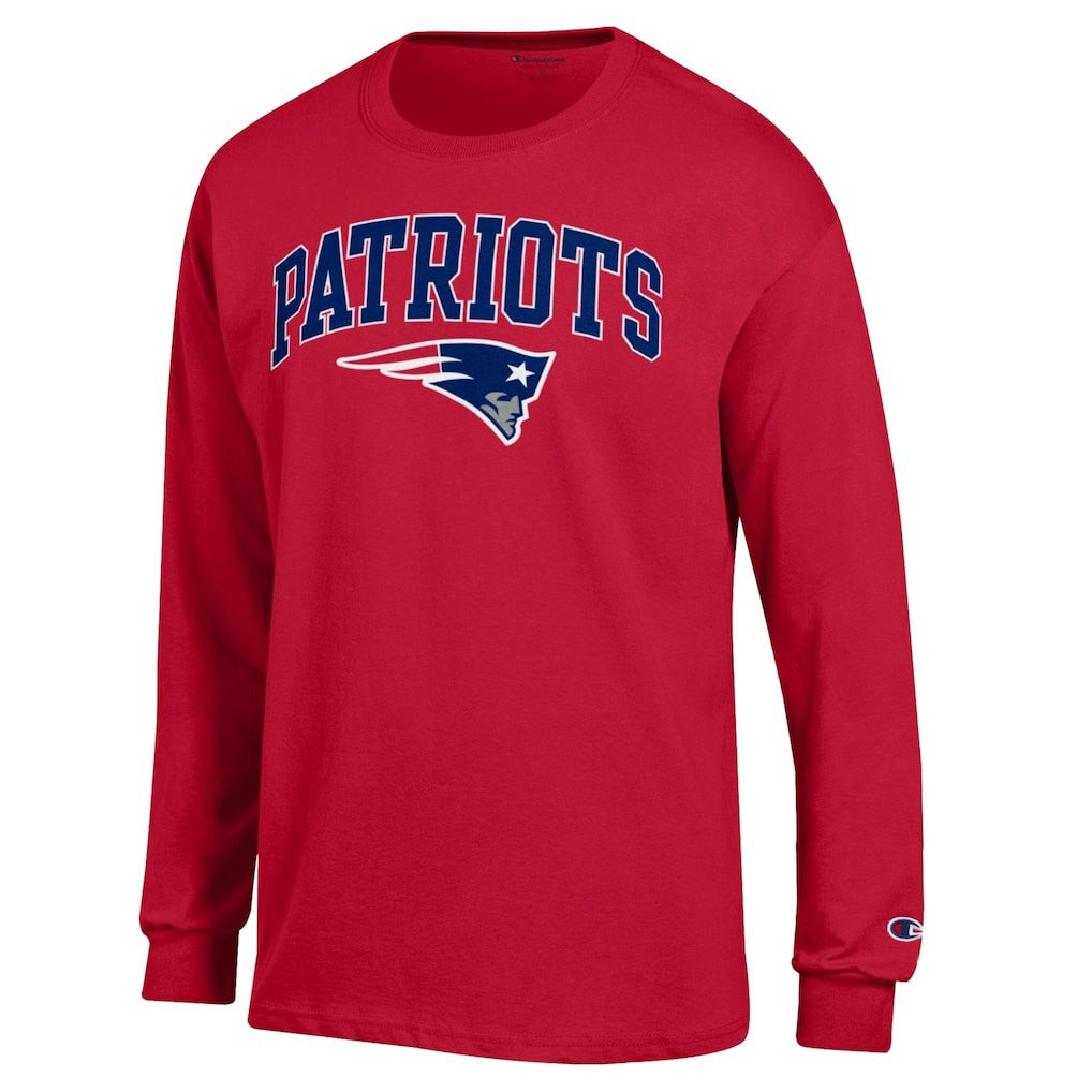 Arch Over Logo Long Sleeve T-Shirt - New England Patriots
