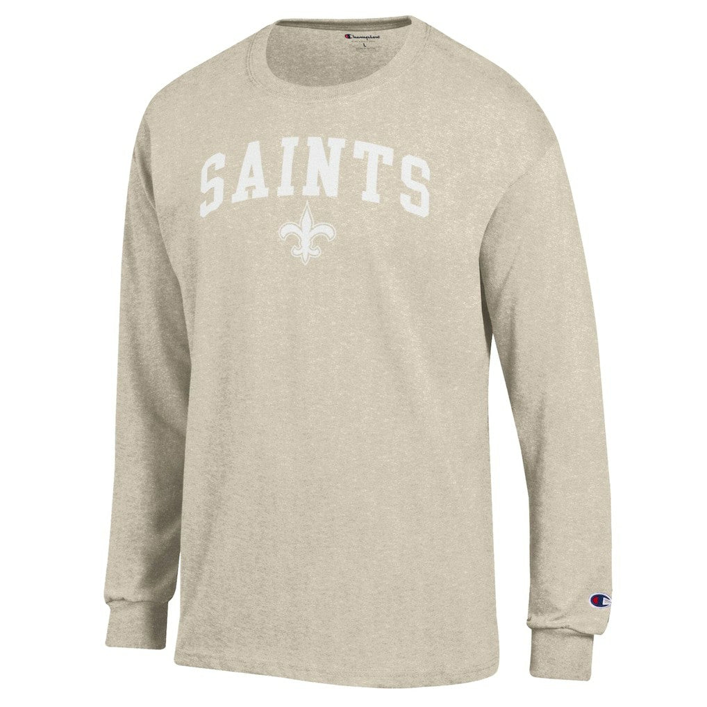 White Ink Jersey Long Sleeve T-Shirt - New Orleans Saints