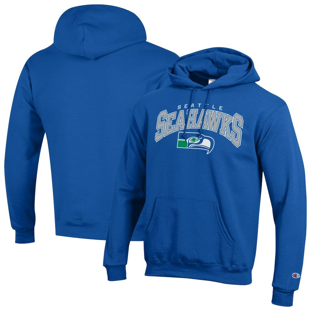 Powerblend Arch over Logo Hoodie - Seattle Seahawks