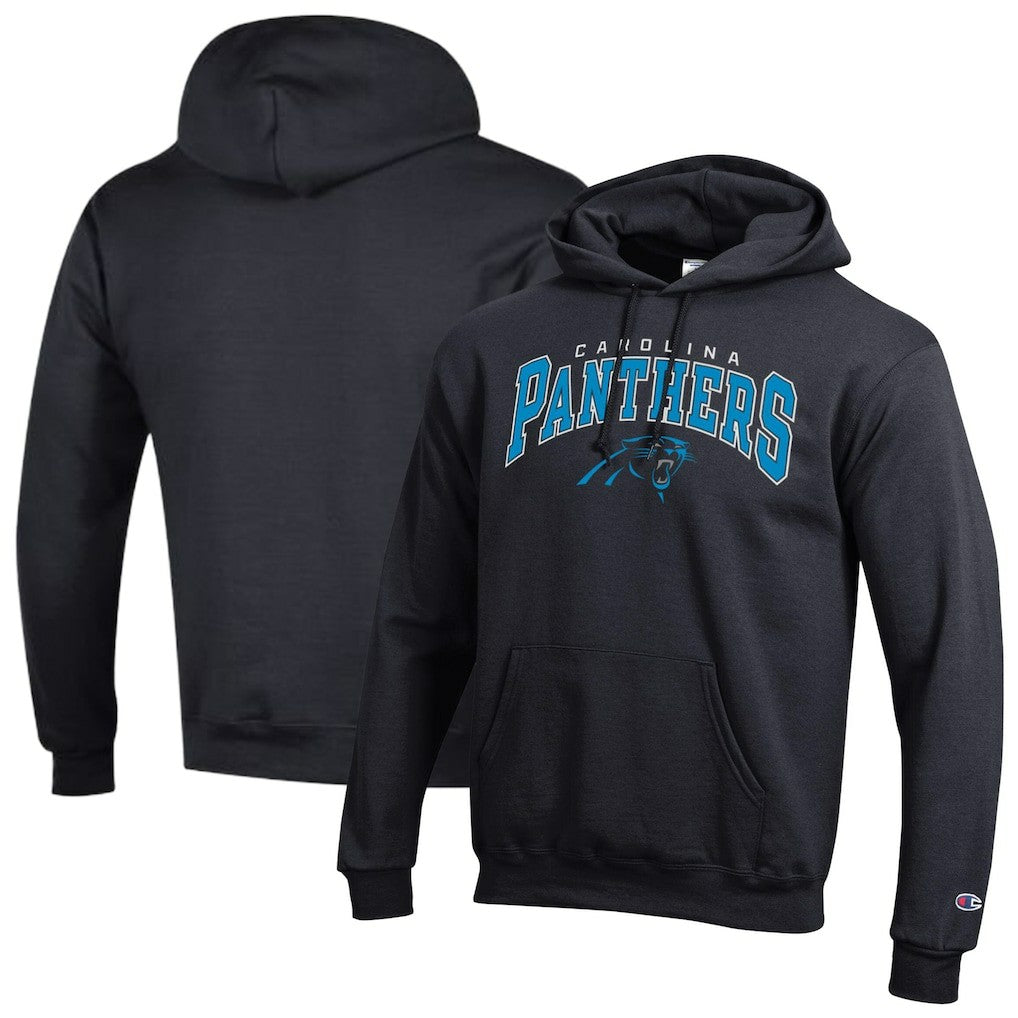 Powerblend Arch over Logo Hoodie - Carolina Panthers
