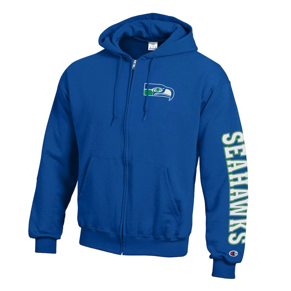 Powerblend Fleece Full-Zip Hoodie - Seattle Seahawks
