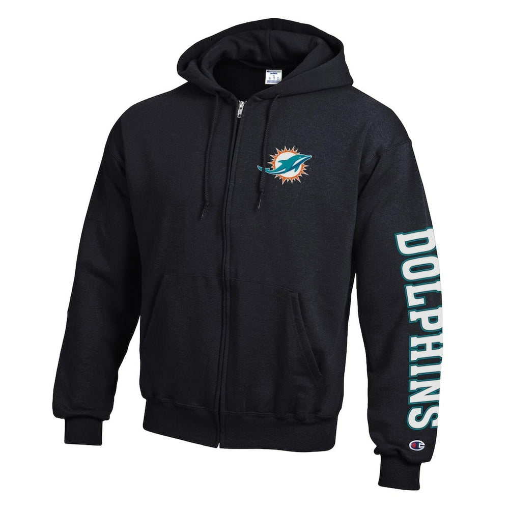 Powerblend Fleece Full-Zip Hoodie - Miami Dolphins