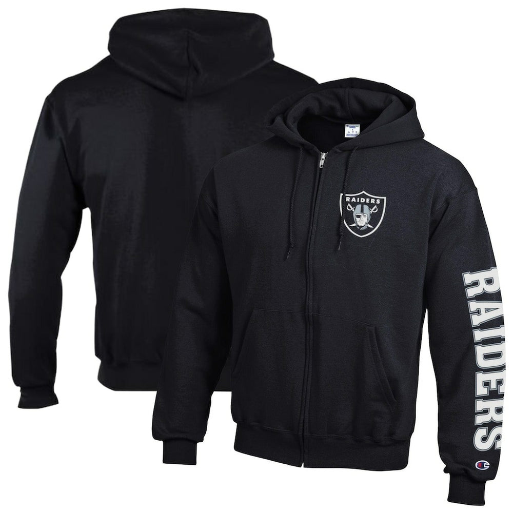 Powerblend Fleece Full-Zip Hoodie - Las Vegas Raiders