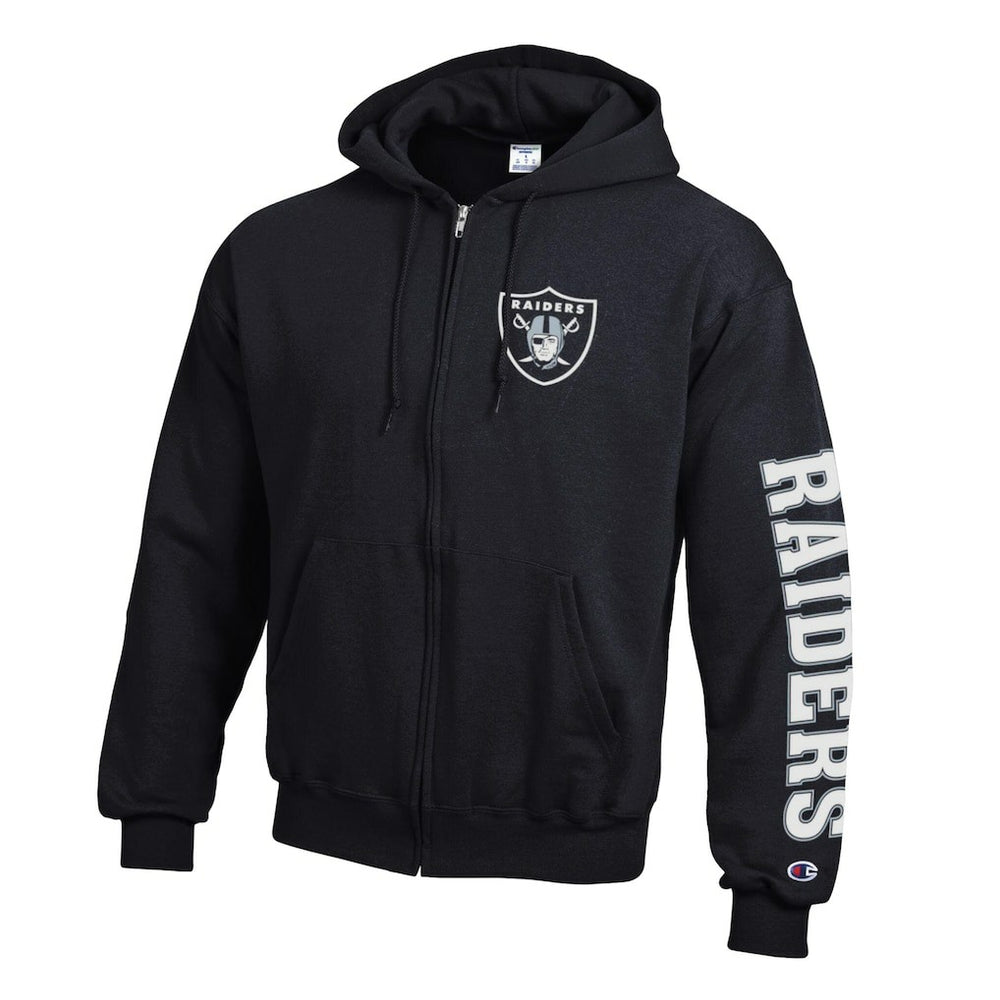 Powerblend Fleece Full-Zip Hoodie - Las Vegas Raiders