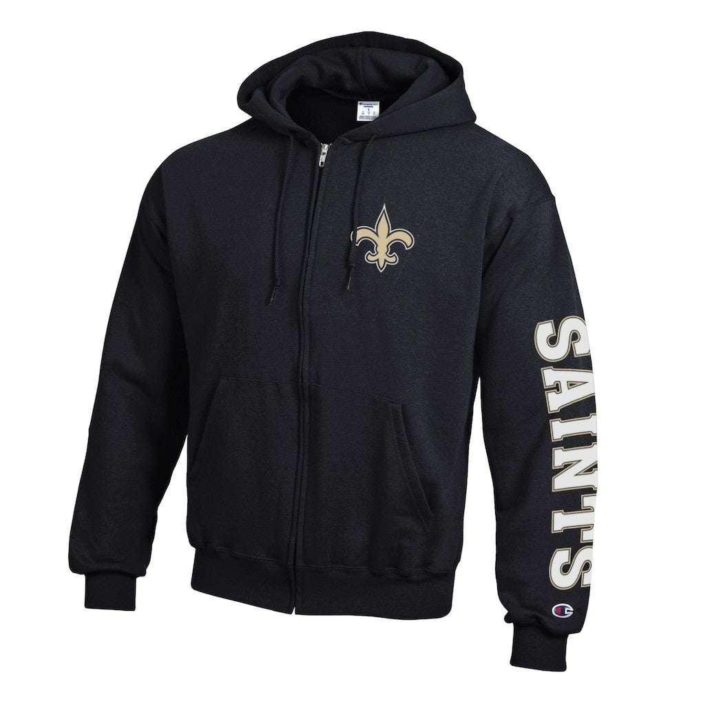 Powerblend Fleece Full-Zip Hoodie - New Orleans Saints
