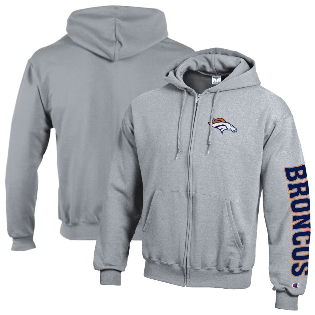 Powerblend Fleece Full-Zip Hoodie - Denver Broncos