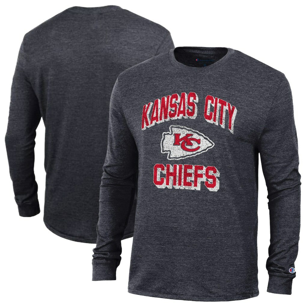 Ultimate Tri-Blend Long Sleeve T-Shirt - Kansas City Chiefs