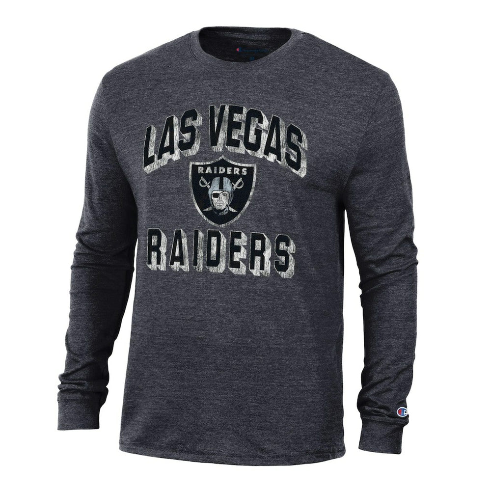 Ultimate Tri-Blend Long Sleeve T-Shirt - Las Vegas Raiders