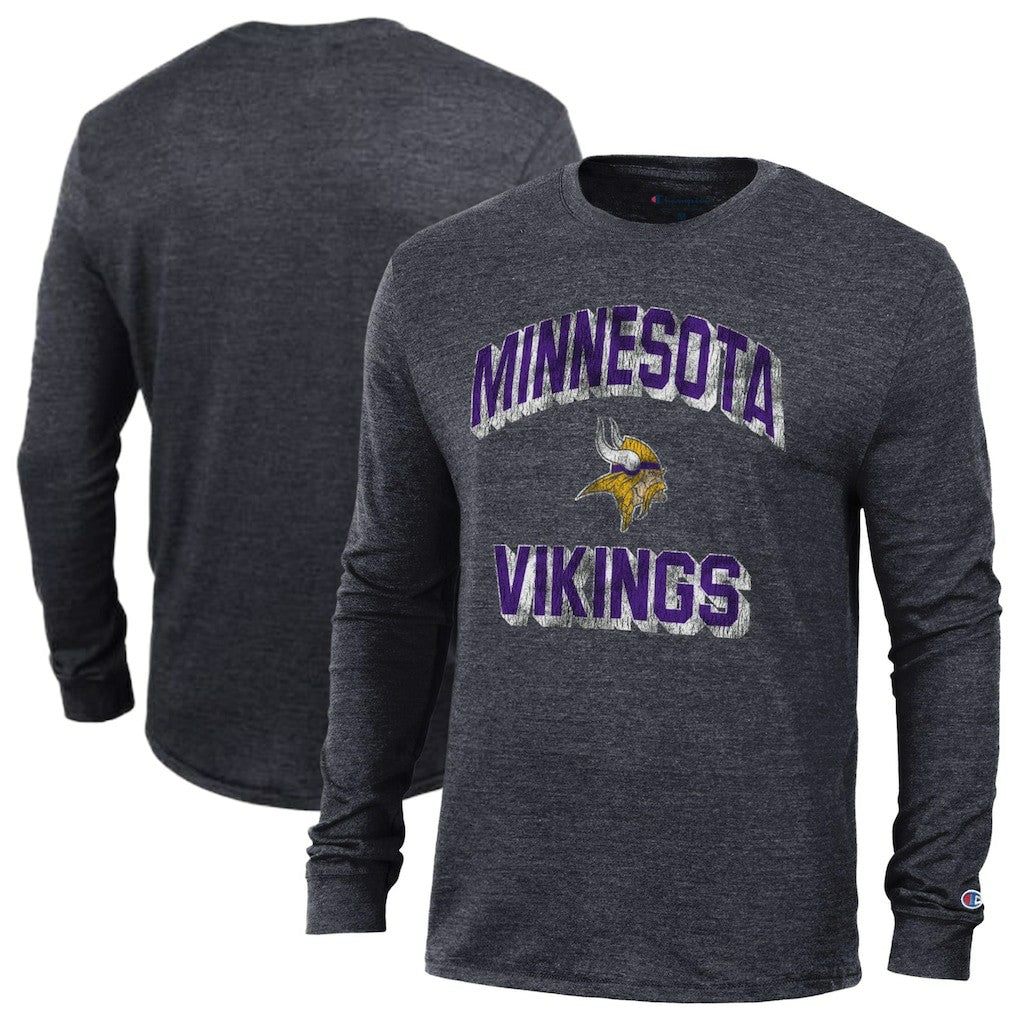 Ultimate Tri-Blend Long Sleeve T-Shirt - Minnesota Vikings
