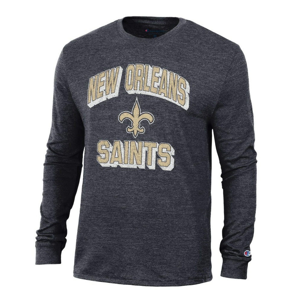 Ultimate Tri-Blend Long Sleeve T-Shirt - New Orleans Saints