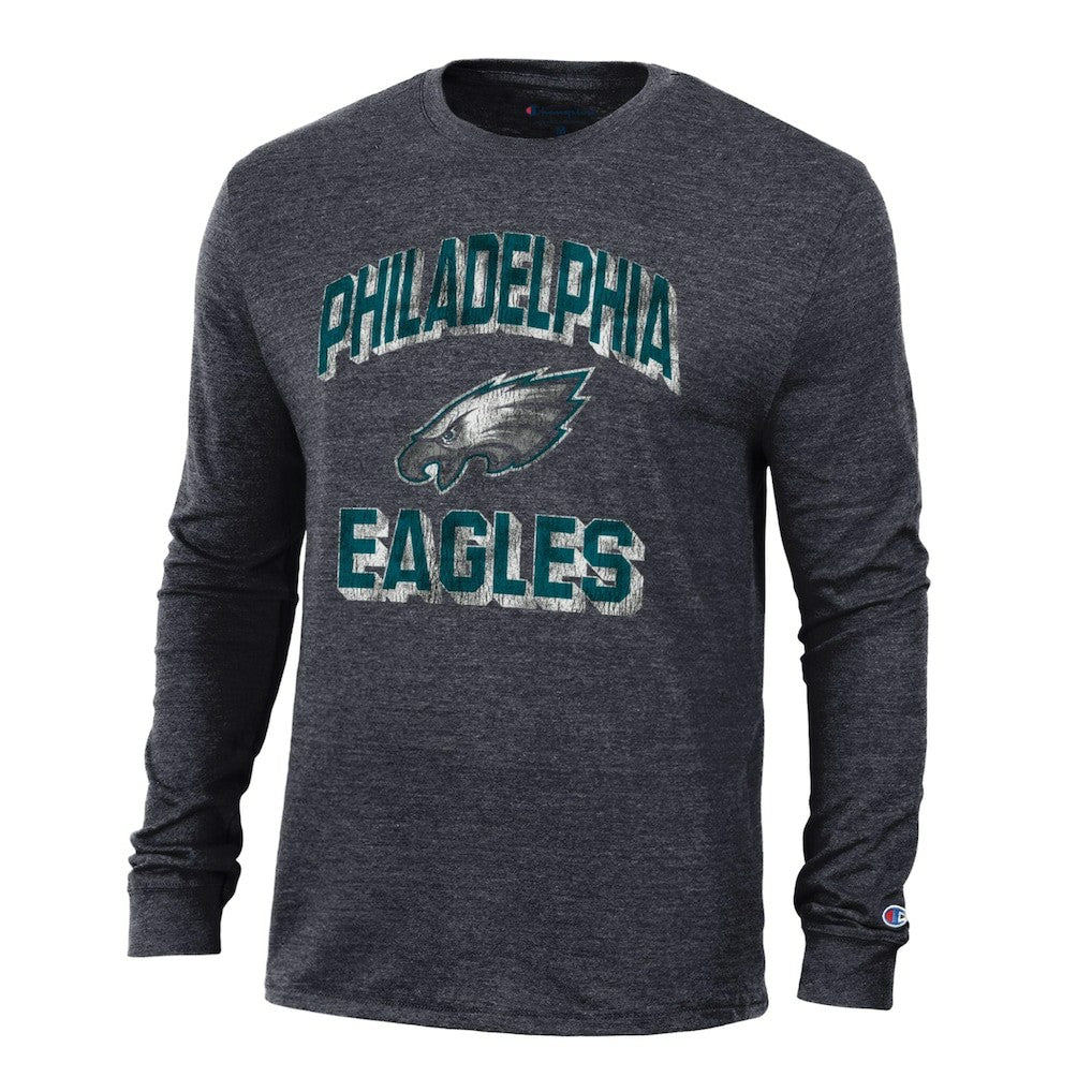 Ultimate Tri-Blend Long Sleeve T-Shirt - Philadelphia Eagles