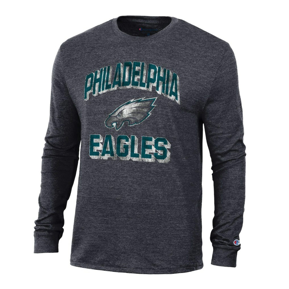 Ultimate Tri-Blend Long Sleeve T-Shirt - Philadelphia Eagles