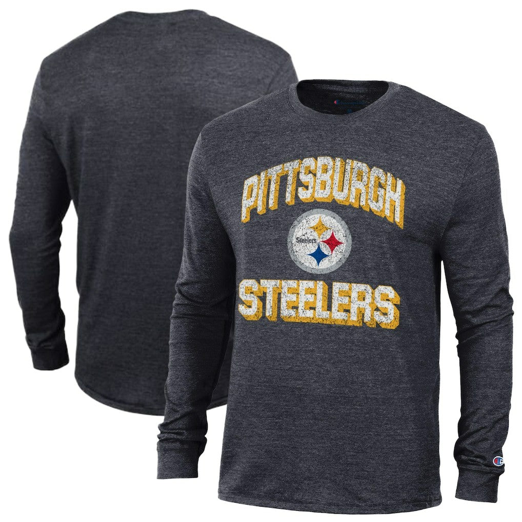 Ultimate Tri-Blend Long Sleeve T-Shirt - Pittsburgh Steelers