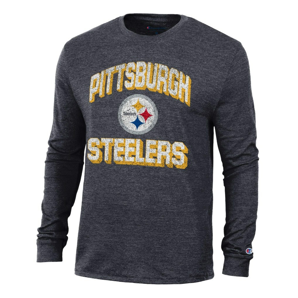Ultimate Tri-Blend Long Sleeve T-Shirt - Pittsburgh Steelers