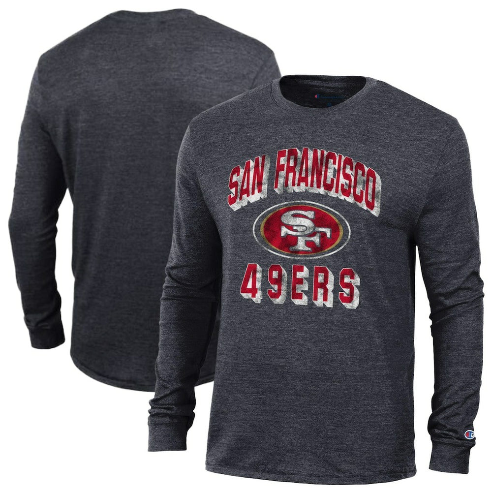 Ultimate Tri-Blend Long Sleeve T-Shirt - San Francisco 49ers