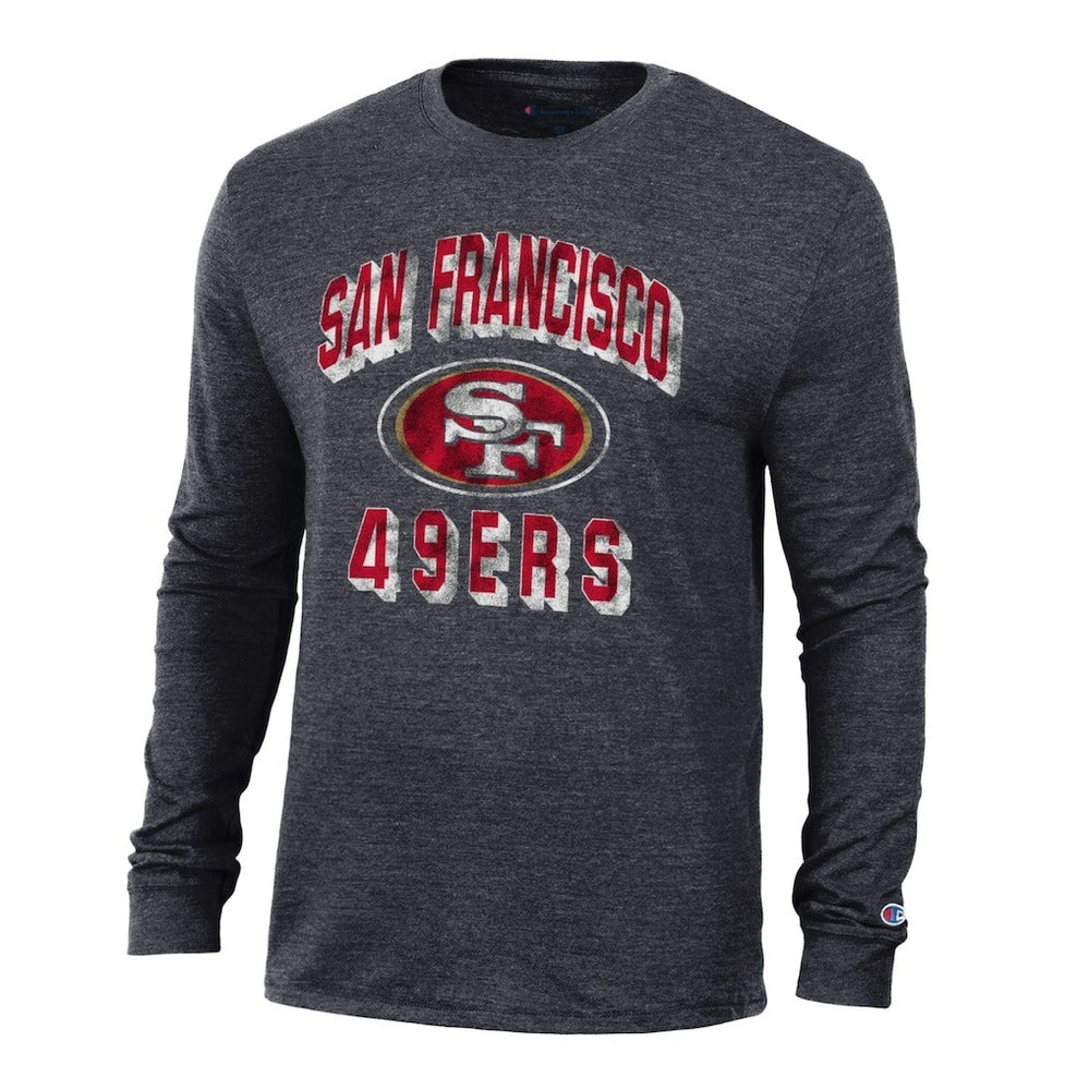 Ultimate Tri-Blend Long Sleeve T-Shirt - San Francisco 49ers