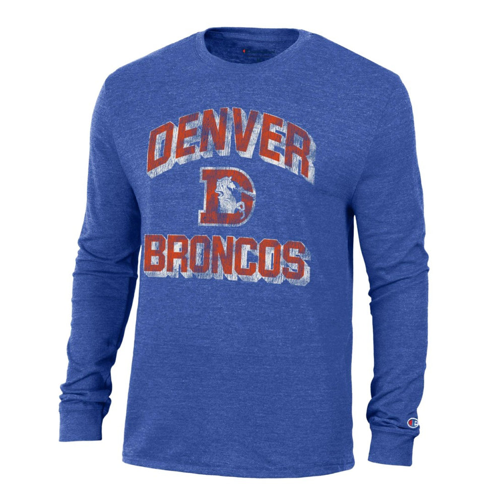 Ultimate Tri-Blend Long Sleeve T-Shirt - Denver Broncos