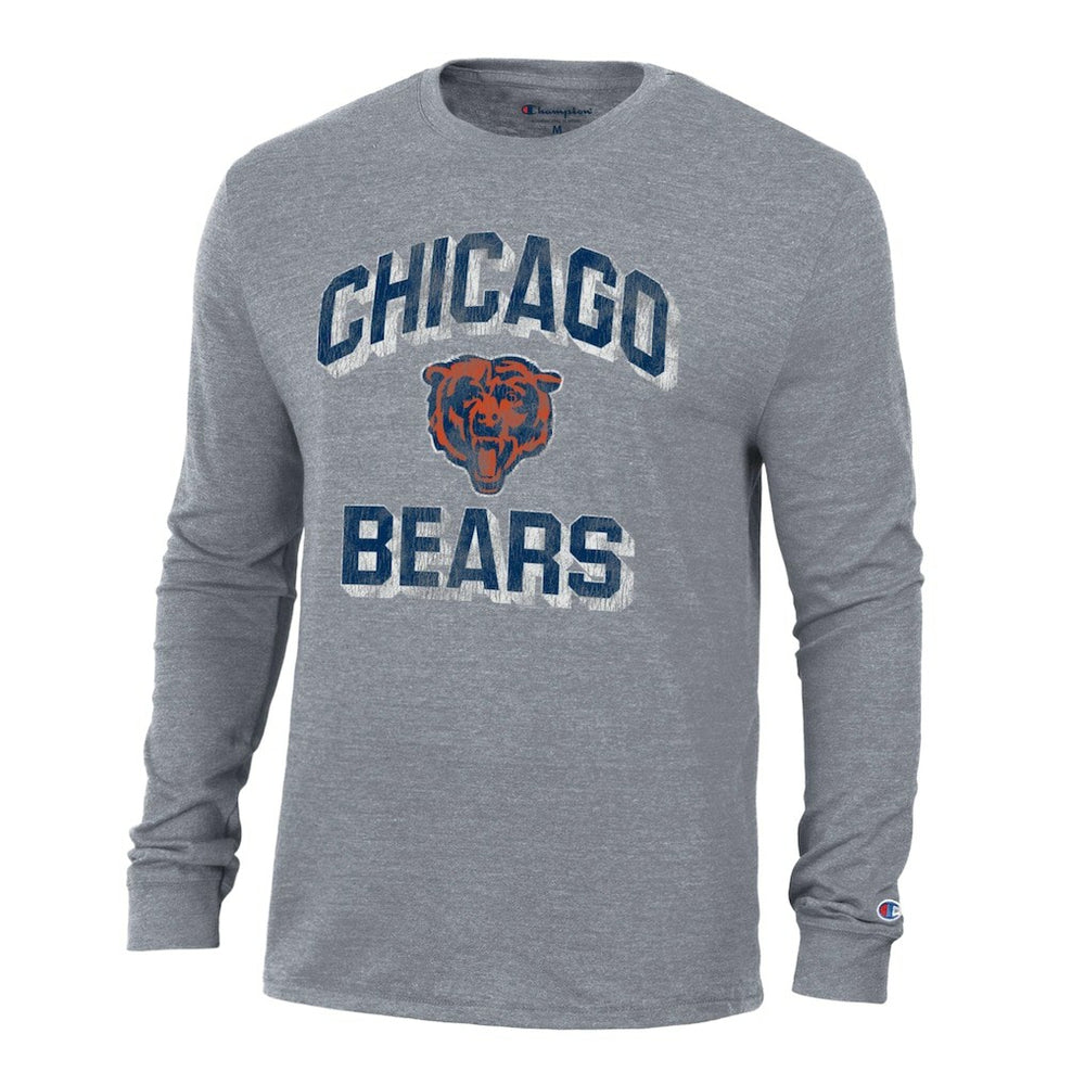 Ultimate Tri-Blend Long Sleeve T-Shirt - Chicago Bears