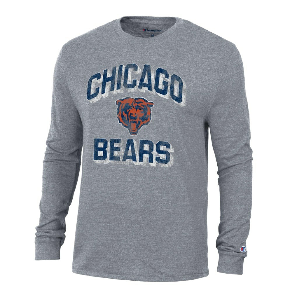 Ultimate Tri-Blend Long Sleeve T-Shirt - Chicago Bears