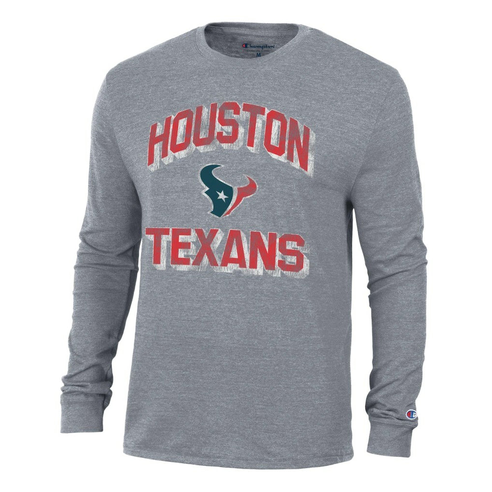 Ultimate Tri-Blend Long Sleeve T-Shirt - Houston Texans