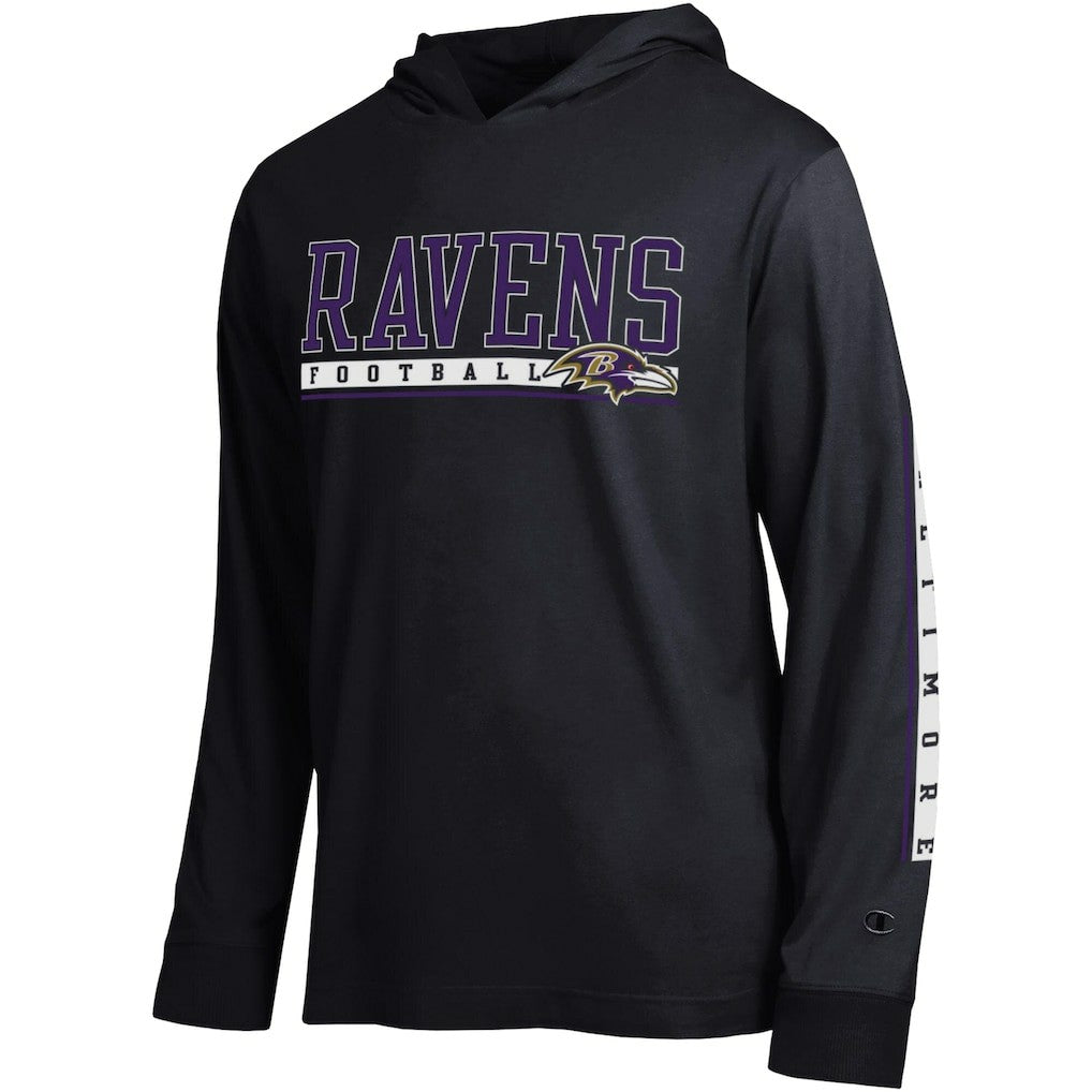 All Star Hoodie T-Shirt - Baltimore Ravens