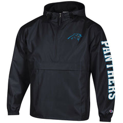 Packable Windbreaker Half-Zip Jacket - Carolina Panthers