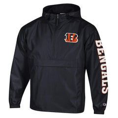 Packable Windbreaker Half-Zip Jacket - Cincinnati Bengals