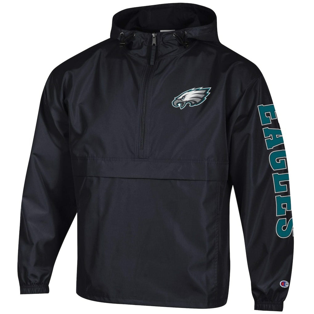 Packable Windbreaker Half-Zip Jacket - Philadelphia Eagles