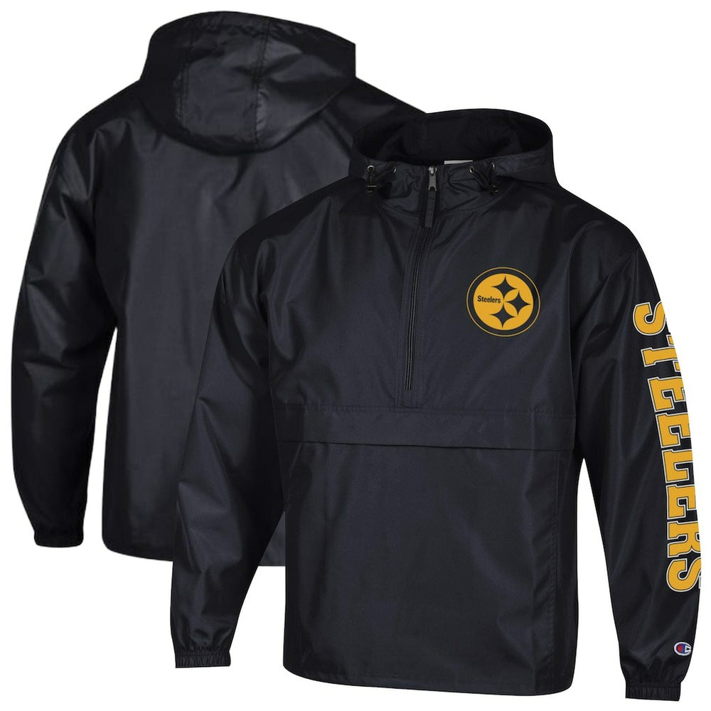 Packable Windbreaker Half-Zip Jacket - Pittsburgh Steelers