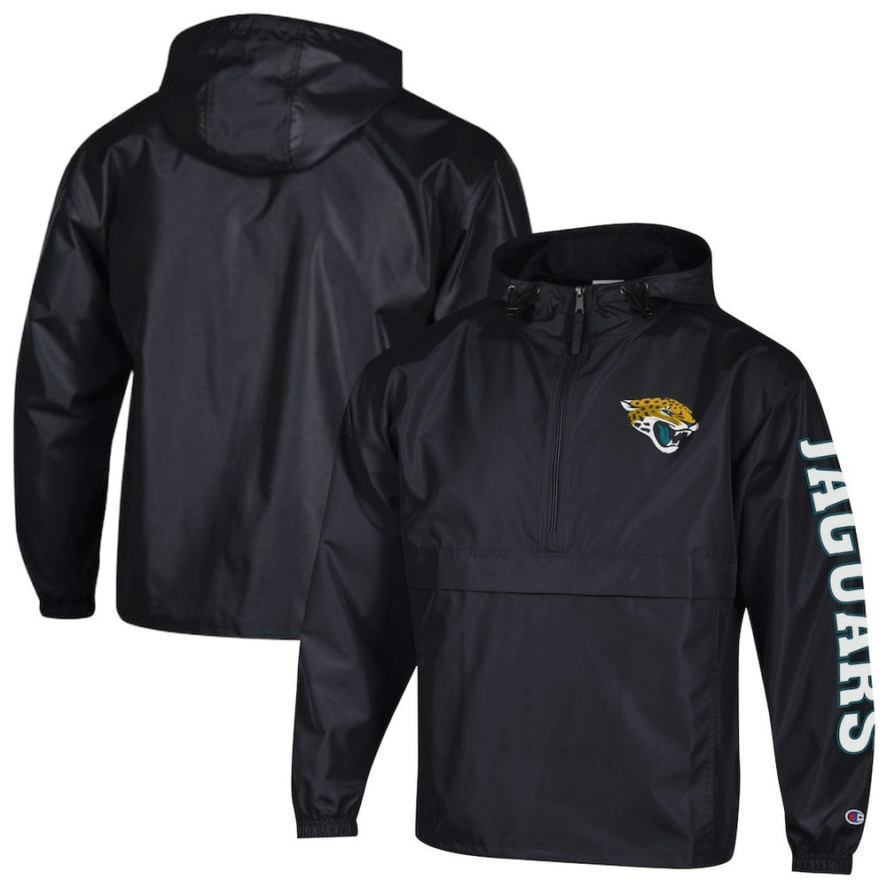 Packable Windbreaker Half-Zip Jacket - Jacksonville Jaguars