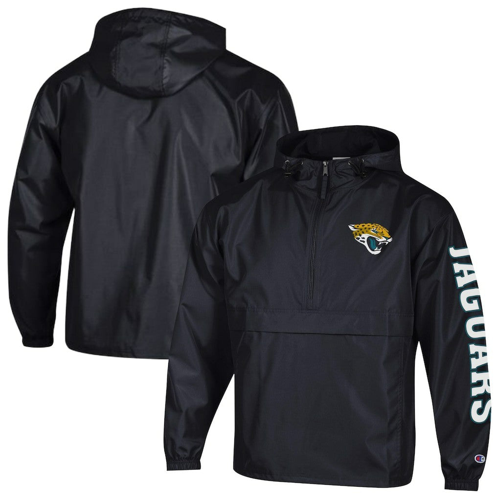 Packable Windbreaker Half-Zip Jacket - Jacksonville Jaguars