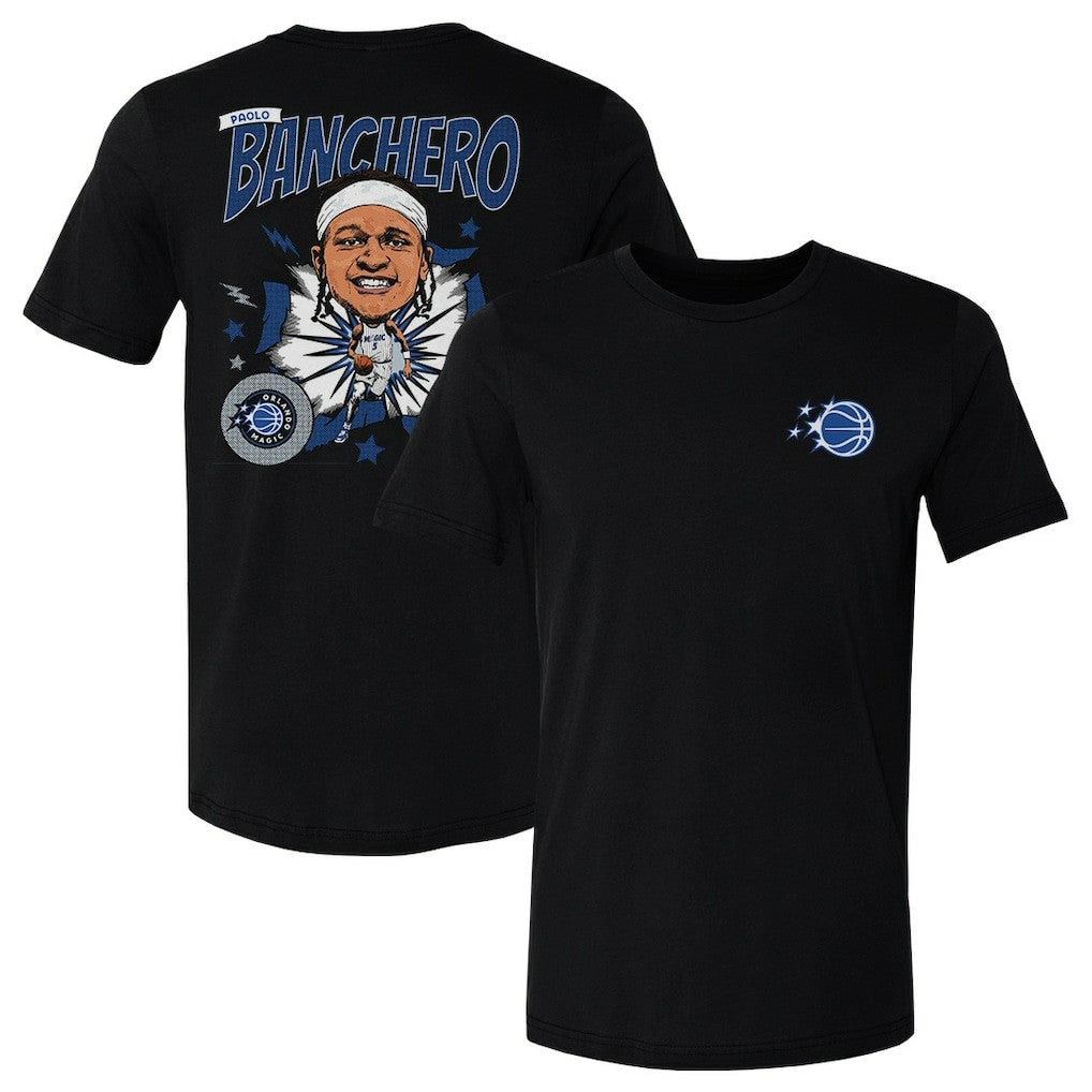 NBA Paolo Banchero Orlando Magic 500 Level Caricature T-Shirt