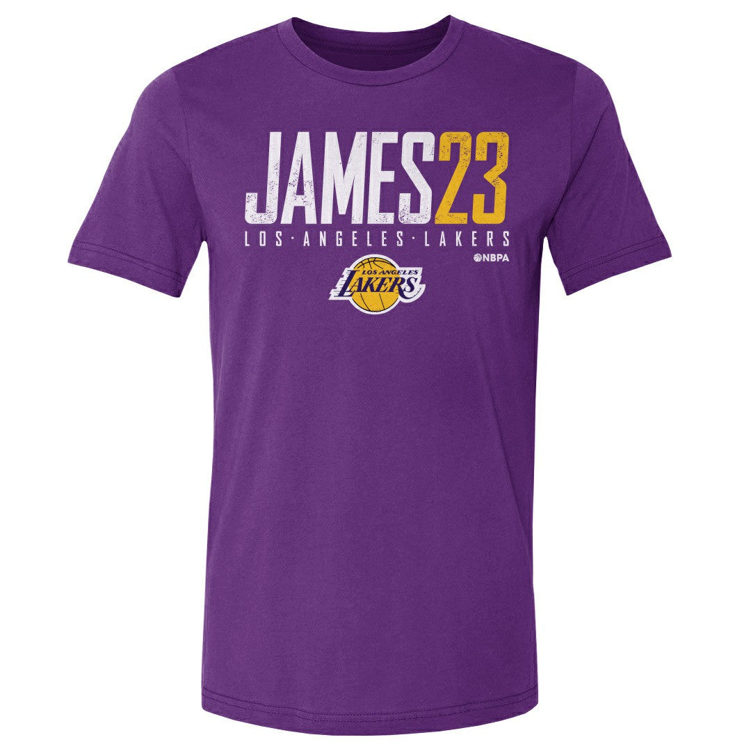 NBA LeBron James Los Angeles Lakers 500 Level Elite T-Shirt
