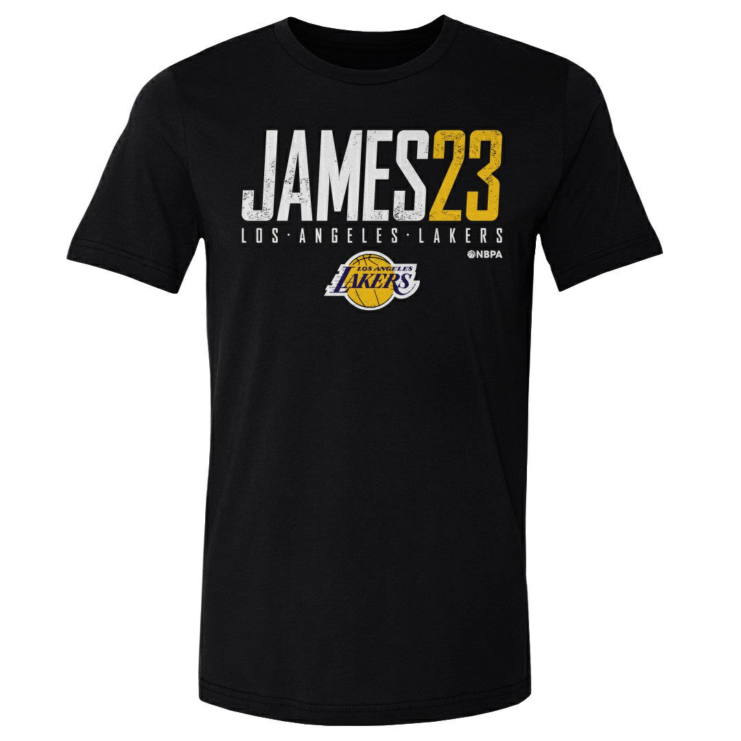 NBA LeBron James Los Angeles Lakers 500 Level Elite T-Shirt
