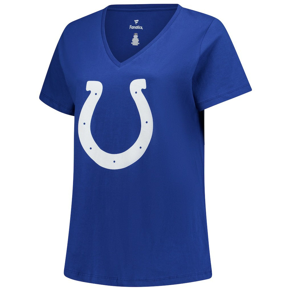 Tyler Warren  Women's Plus Size Name & Number V-Neck T-Shirt - Indianapolis Colts