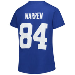 Tyler Warren  Women's Plus Size Name & Number V-Neck T-Shirt - Indianapolis Colts