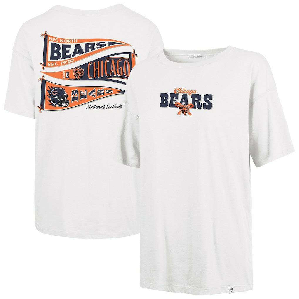 '47 Women's Bow & Banner Sadie T-Shirt - Chicago Bears